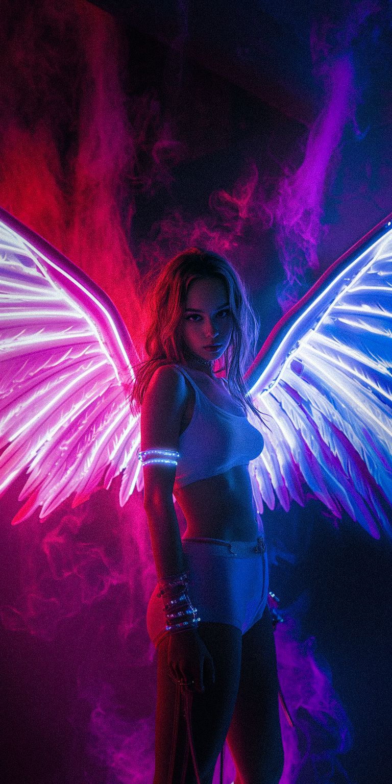 Fond d'écran techno angel pour mobile 113