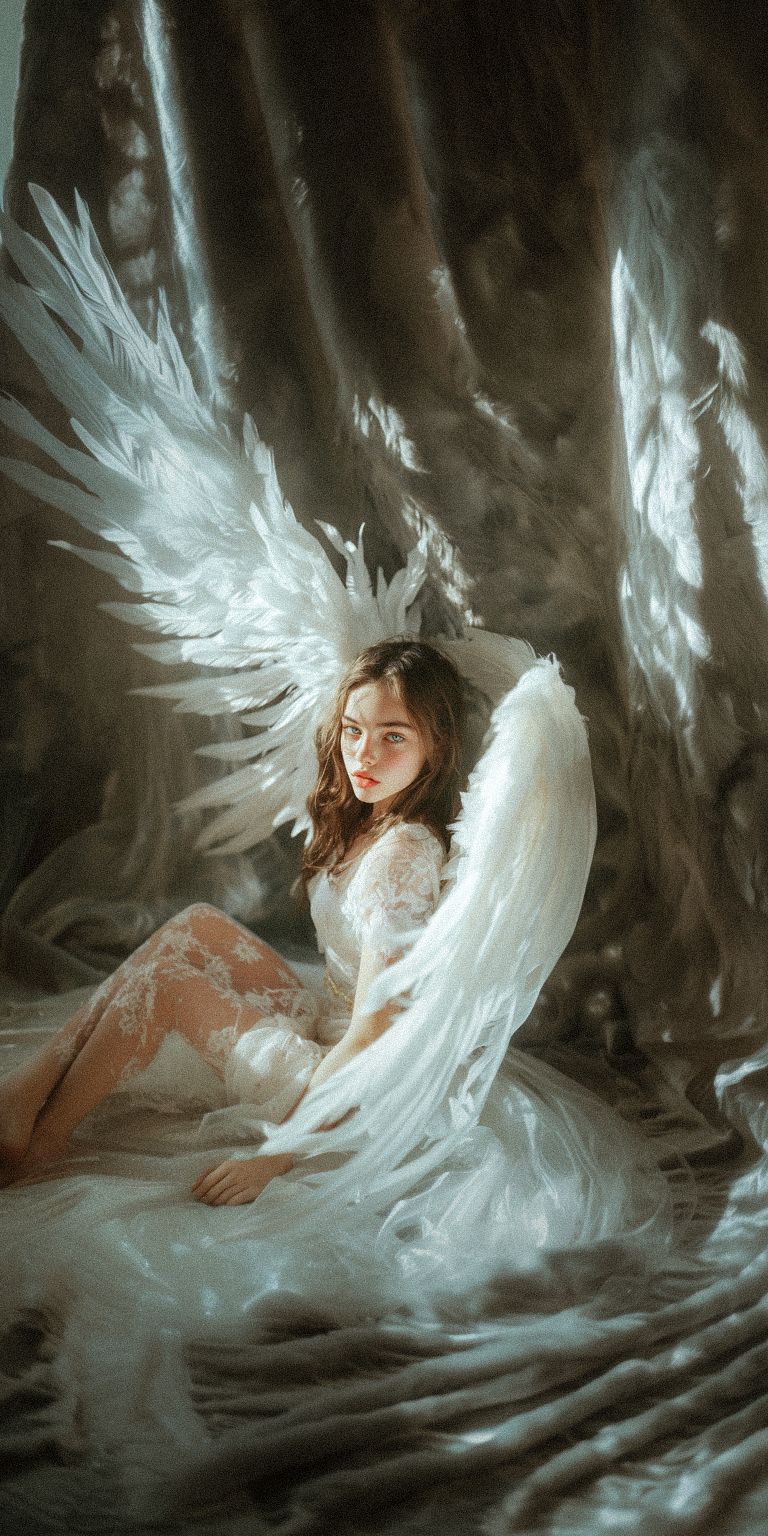 Fond d'écran techno angel pour mobile 124