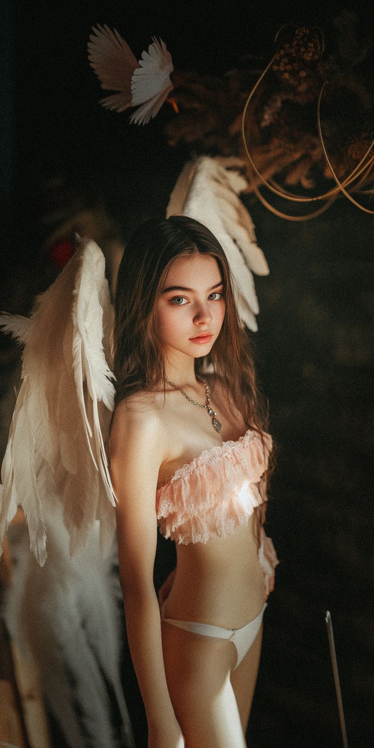 Fond d'écran techno angel pour mobile 4