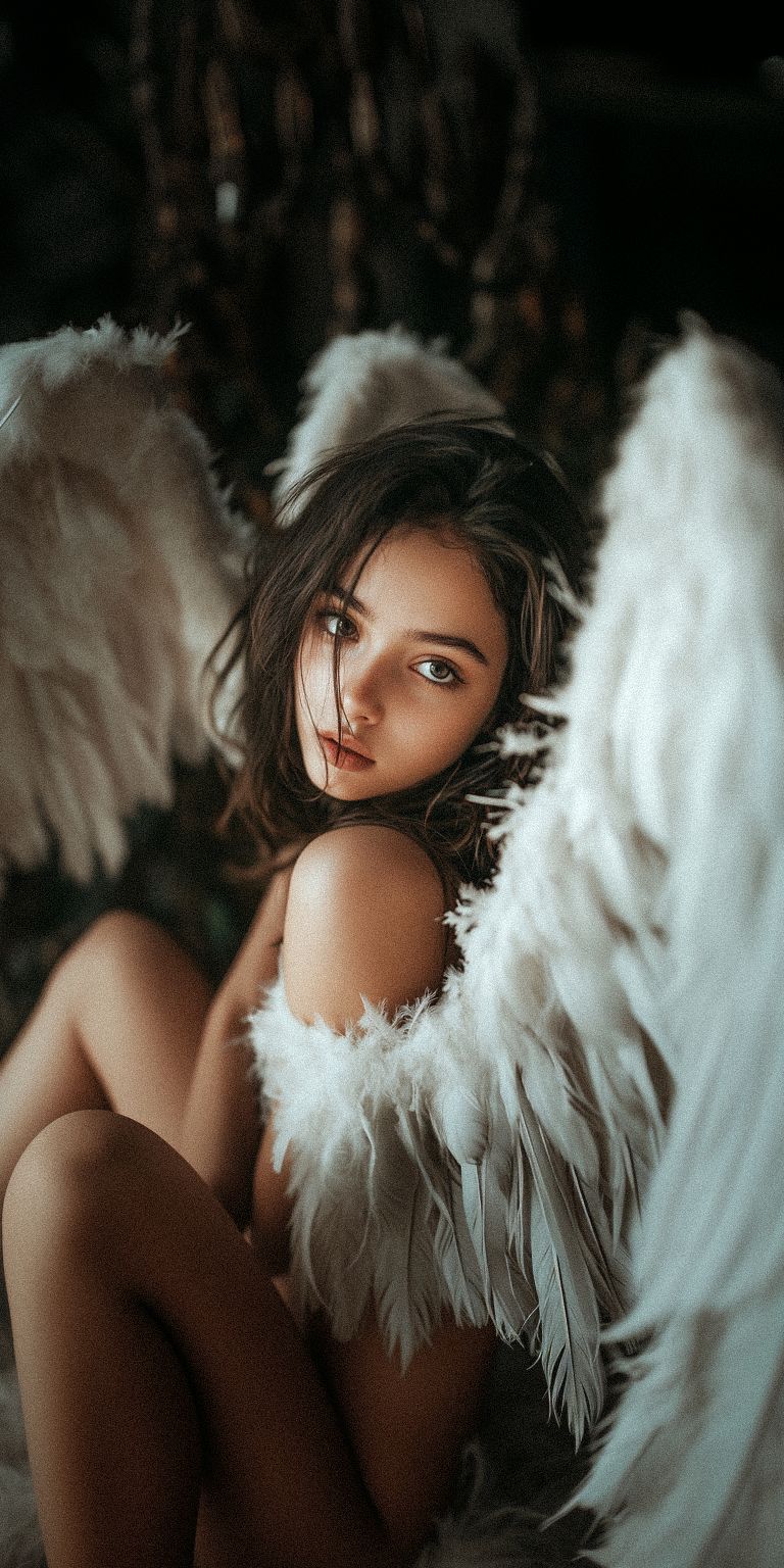 Fond d'écran techno angel pour mobile 53