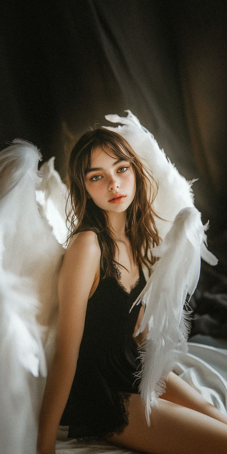 Fond d'écran techno angel pour mobile 58