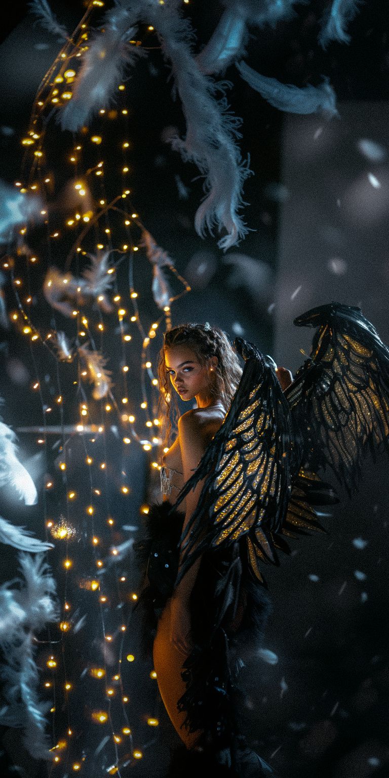 Fond d'écran techno angel pour mobile 69