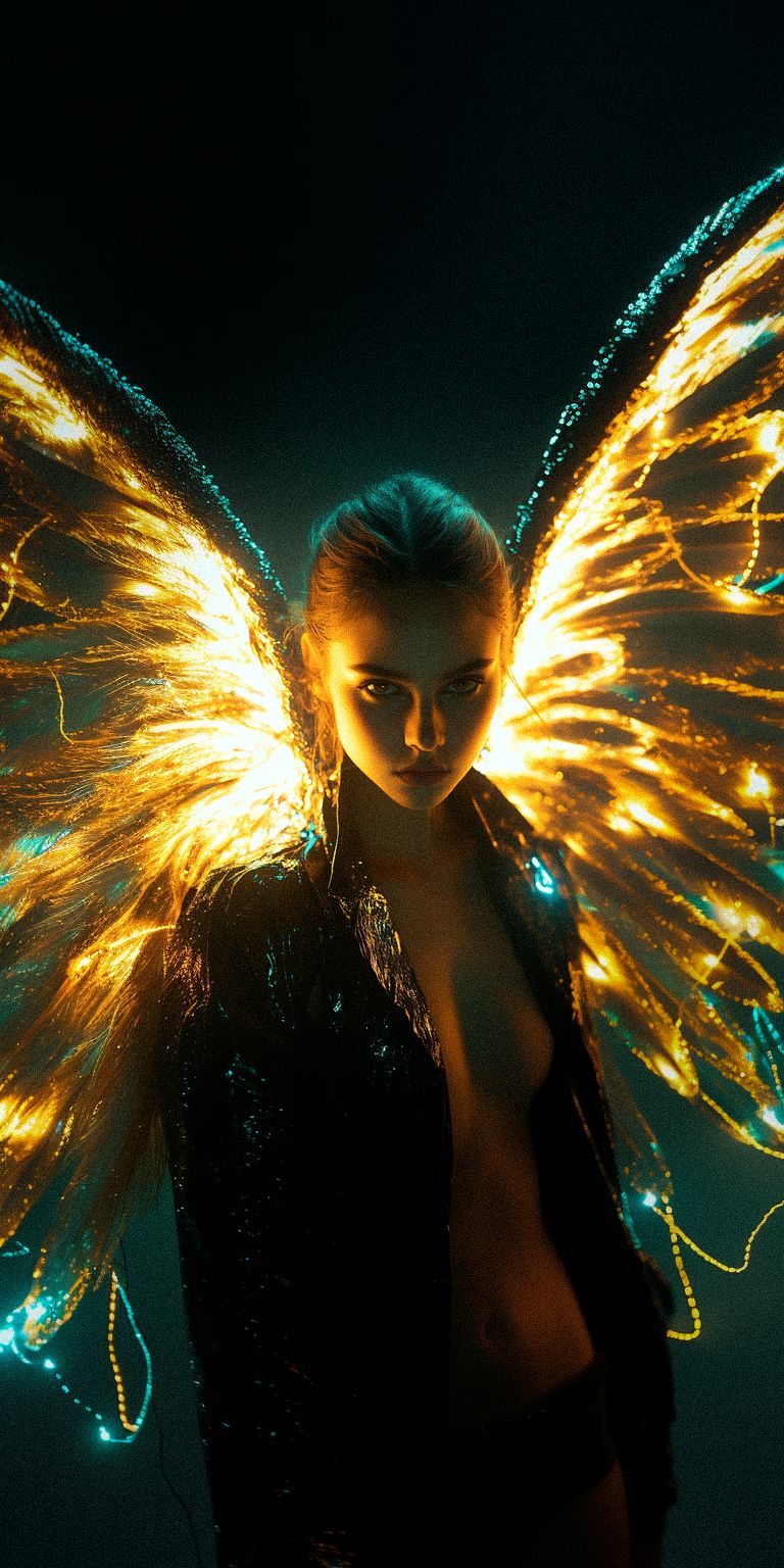 Fond d'écran techno angel pour mobile 79