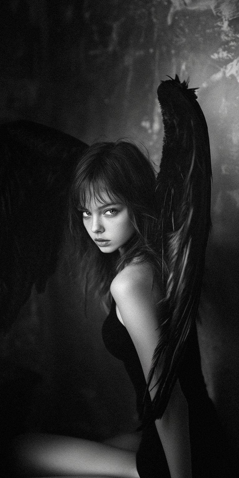 Fond d'écran techno angel pour mobile 86