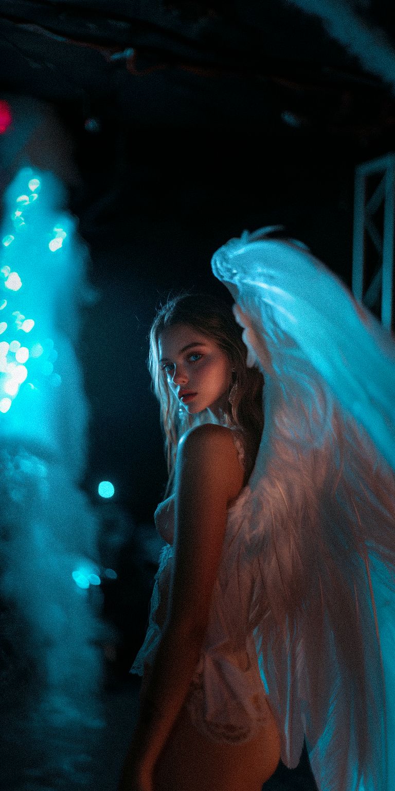 Fond d'écran techno angel pour mobile 88