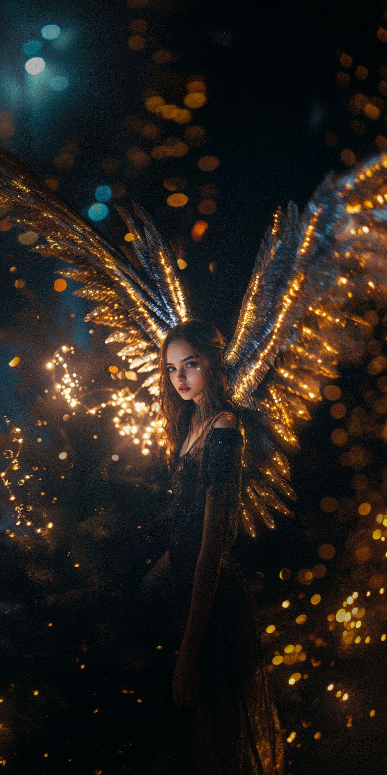 Fond d'écran techno angel pour mobile 91