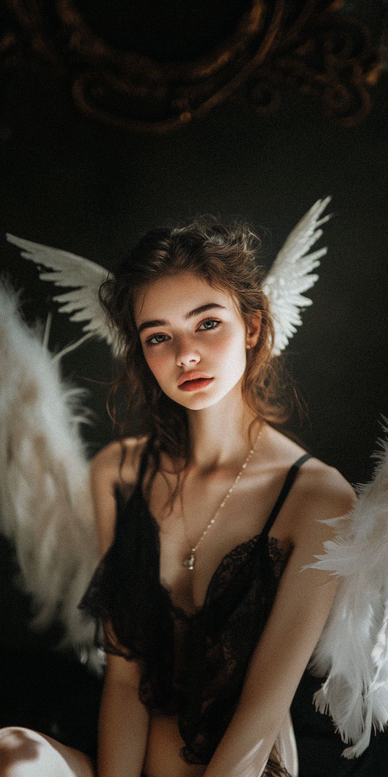 Fond d'écran techno angel pour mobile 97