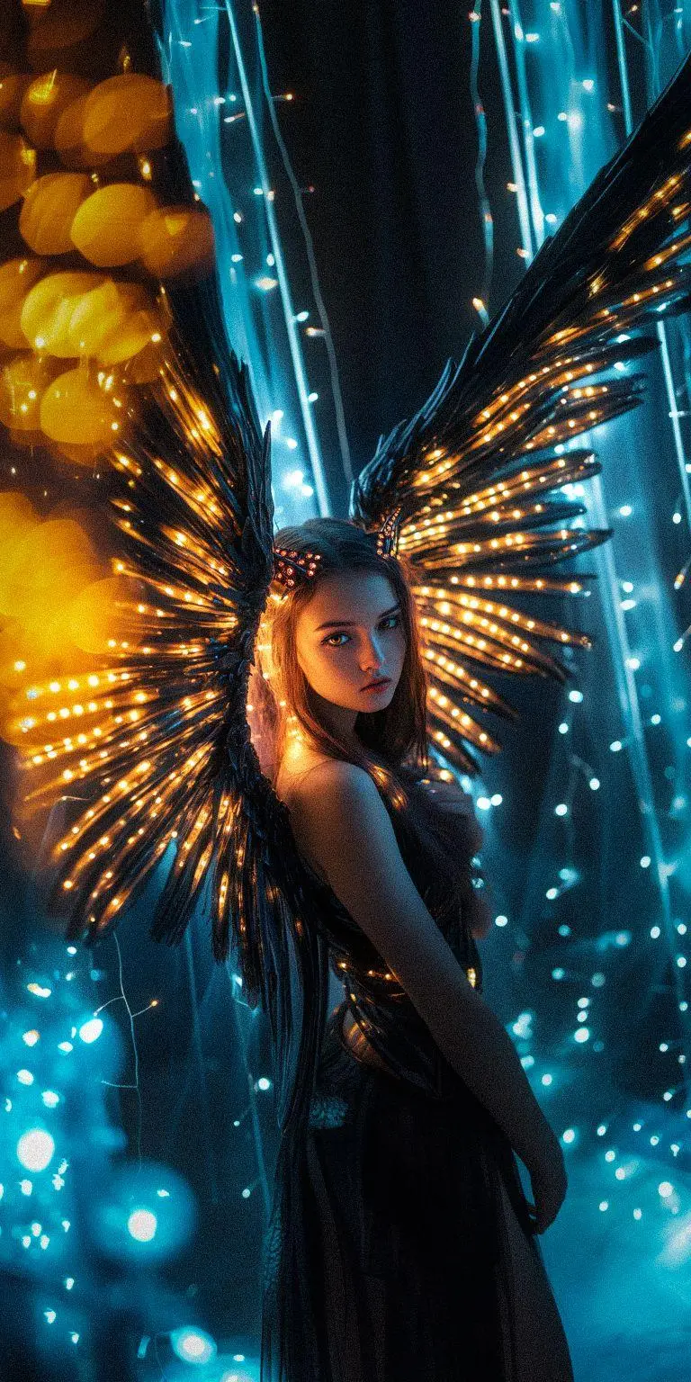 fond d ecran techno angel pour mobile 109