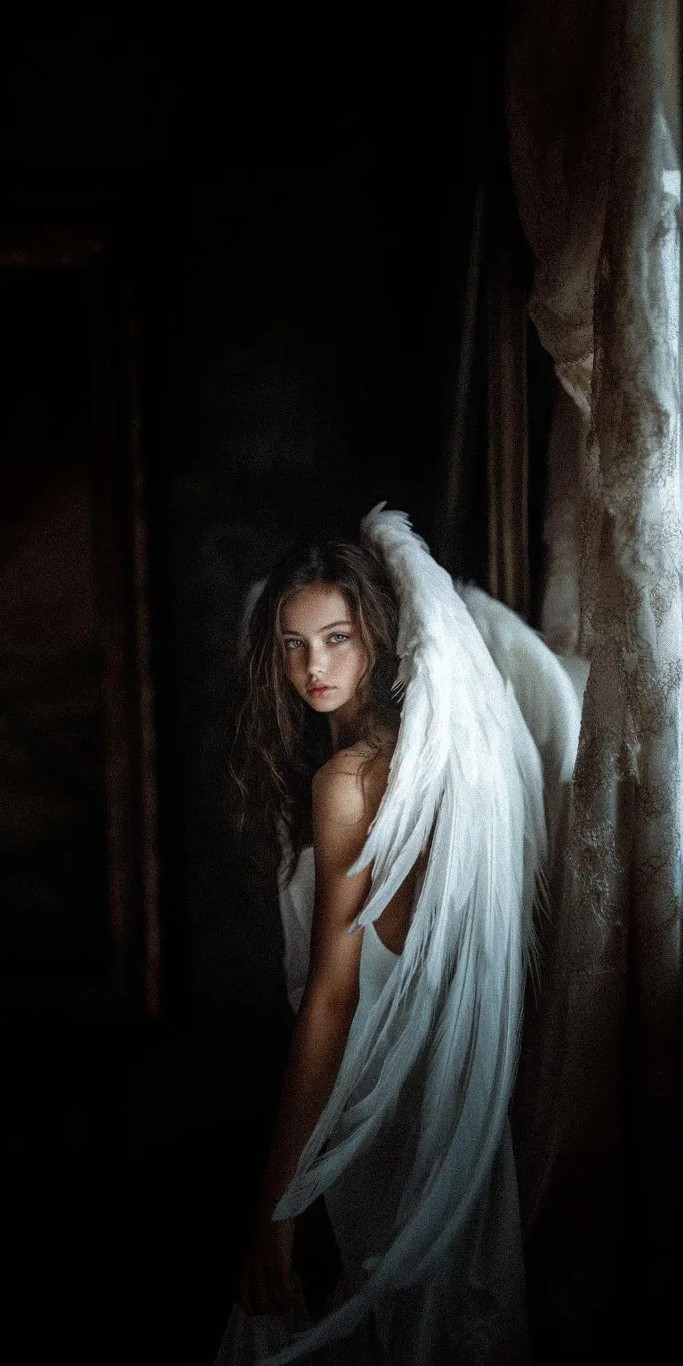 fond d ecran techno angel pour mobile 110