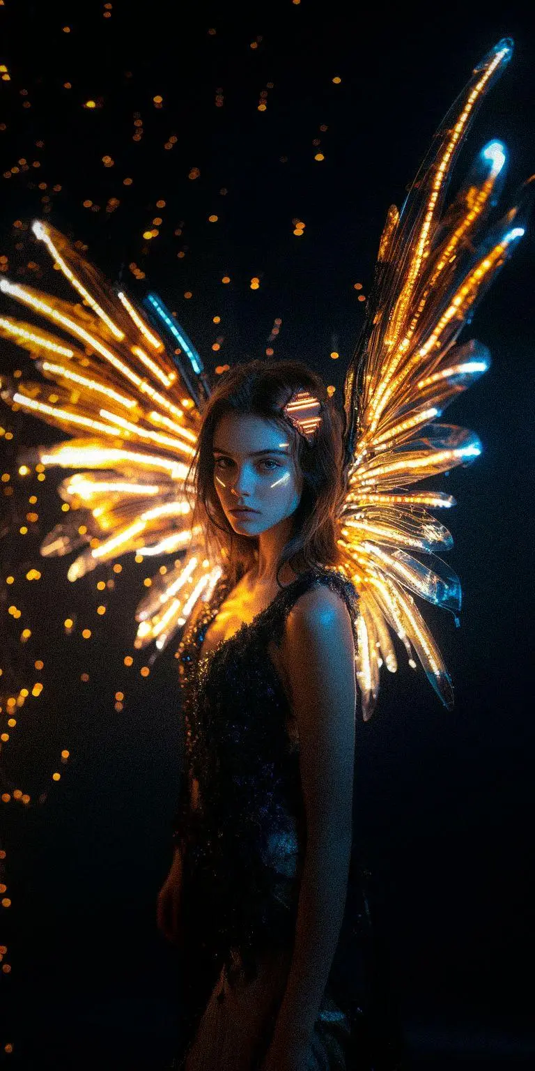 fond d ecran techno angel pour mobile 114