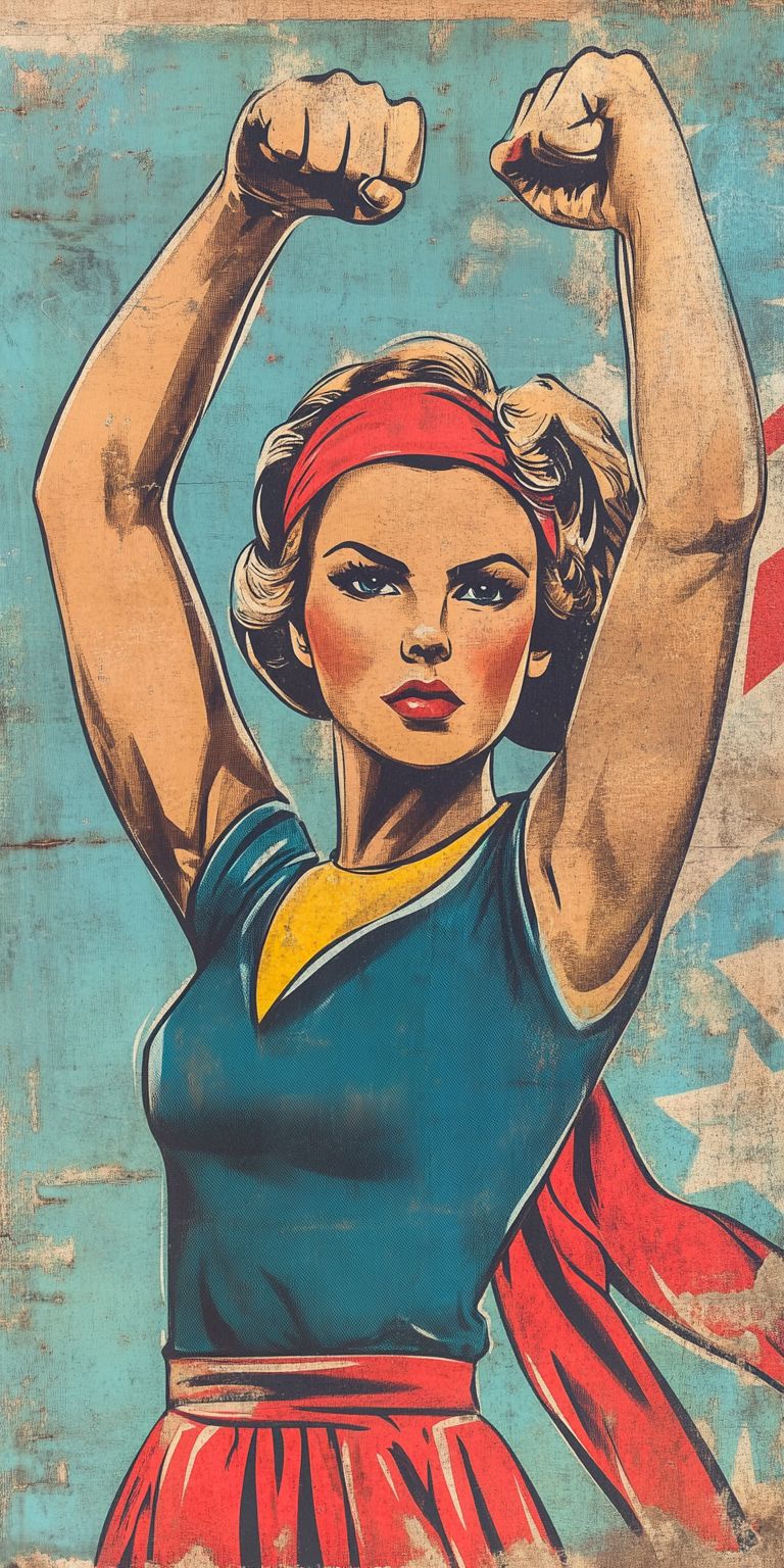 Fond d'écran girl power pour mobile 10