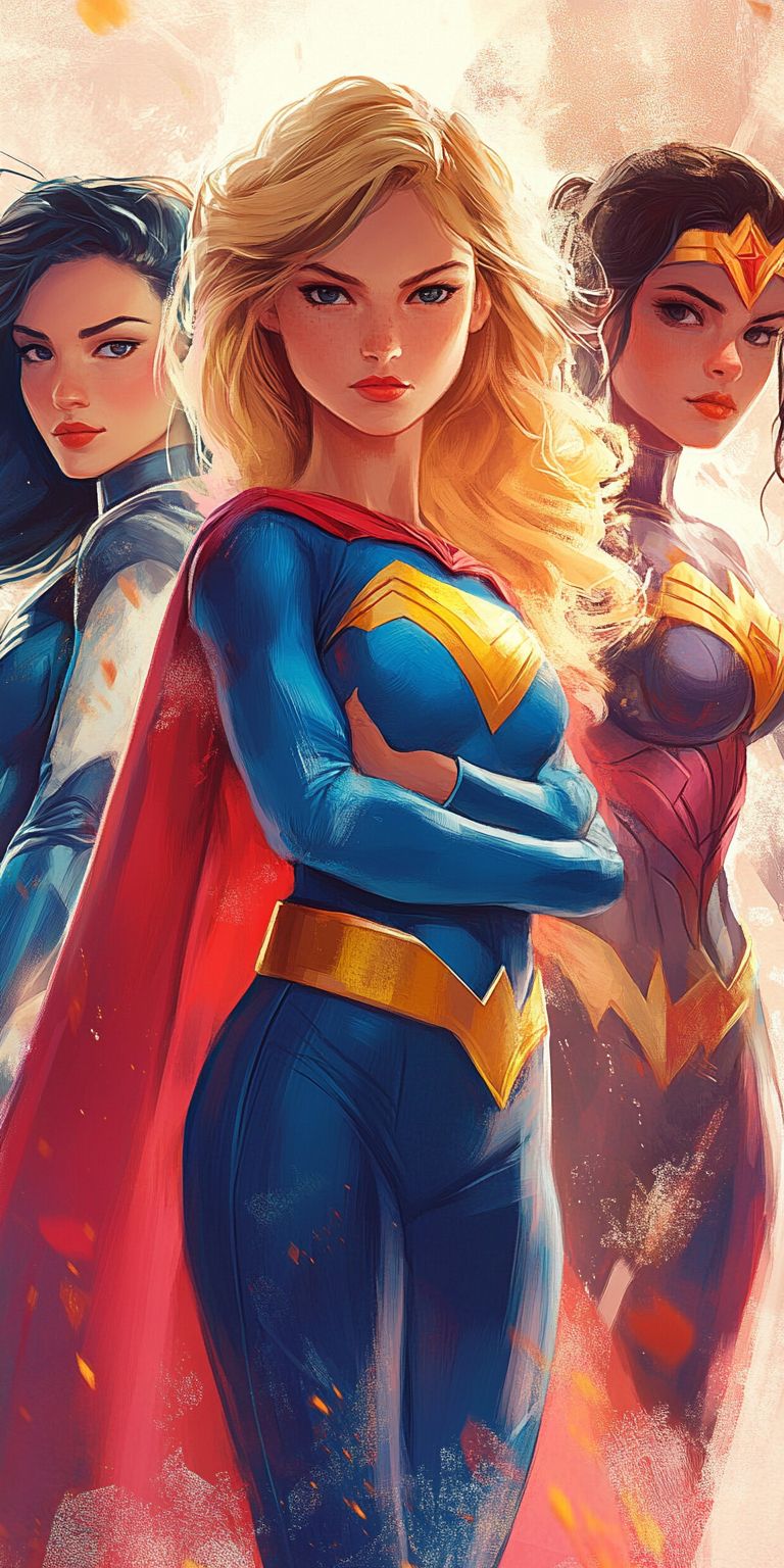 Fond d'écran girl power pour mobile 15