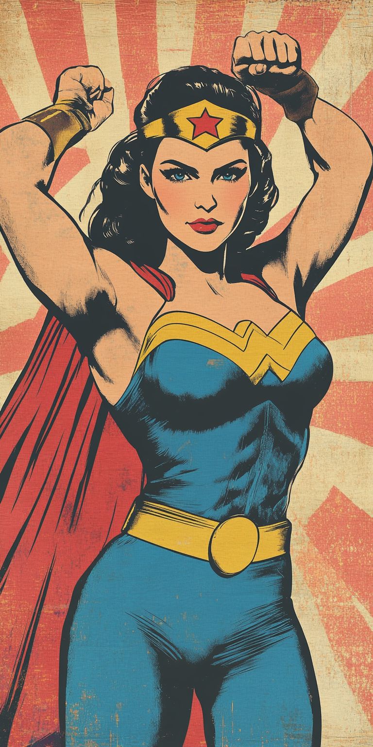 Fond d'écran girl power pour mobile 17