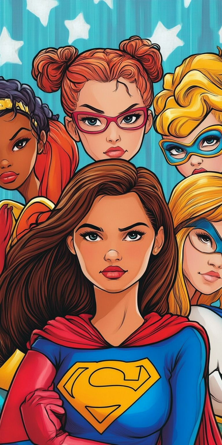 Fond d'écran girl power pour mobile 26