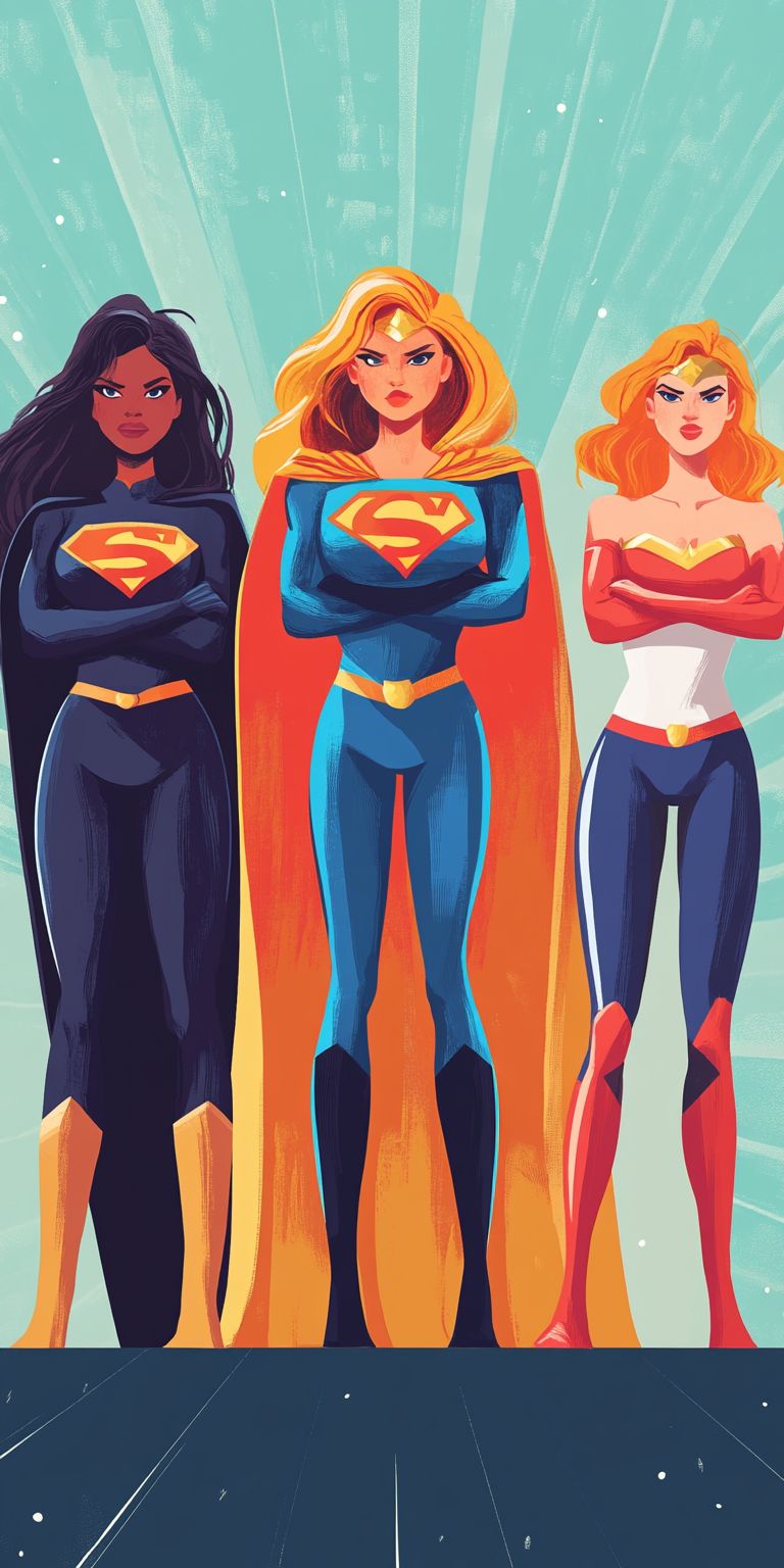 Fond d'écran girl power pour mobile 31