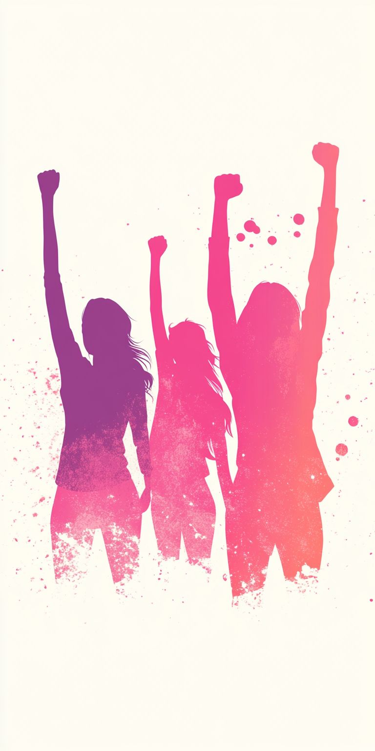 Fond d'écran girl power pour mobile 35