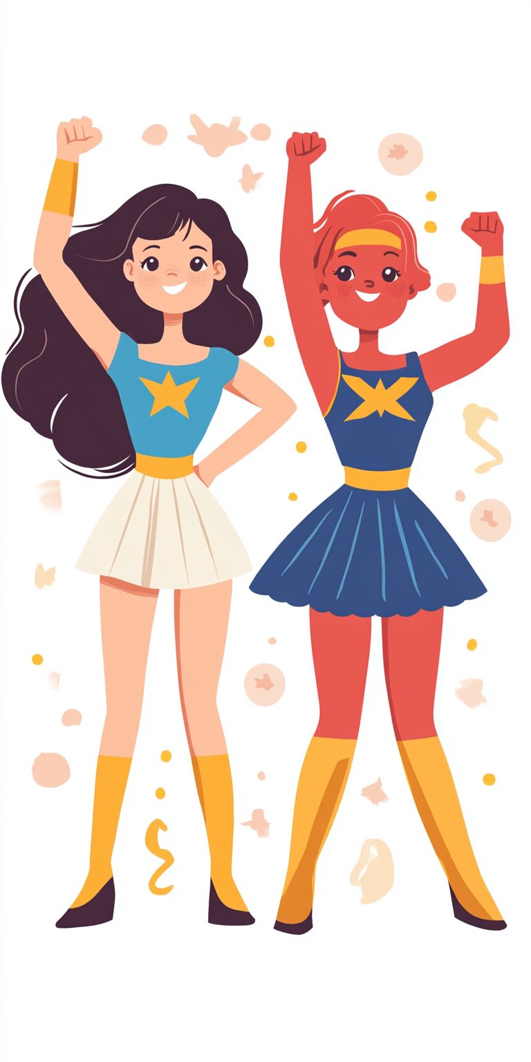 Fond d'écran girl power pour mobile 36