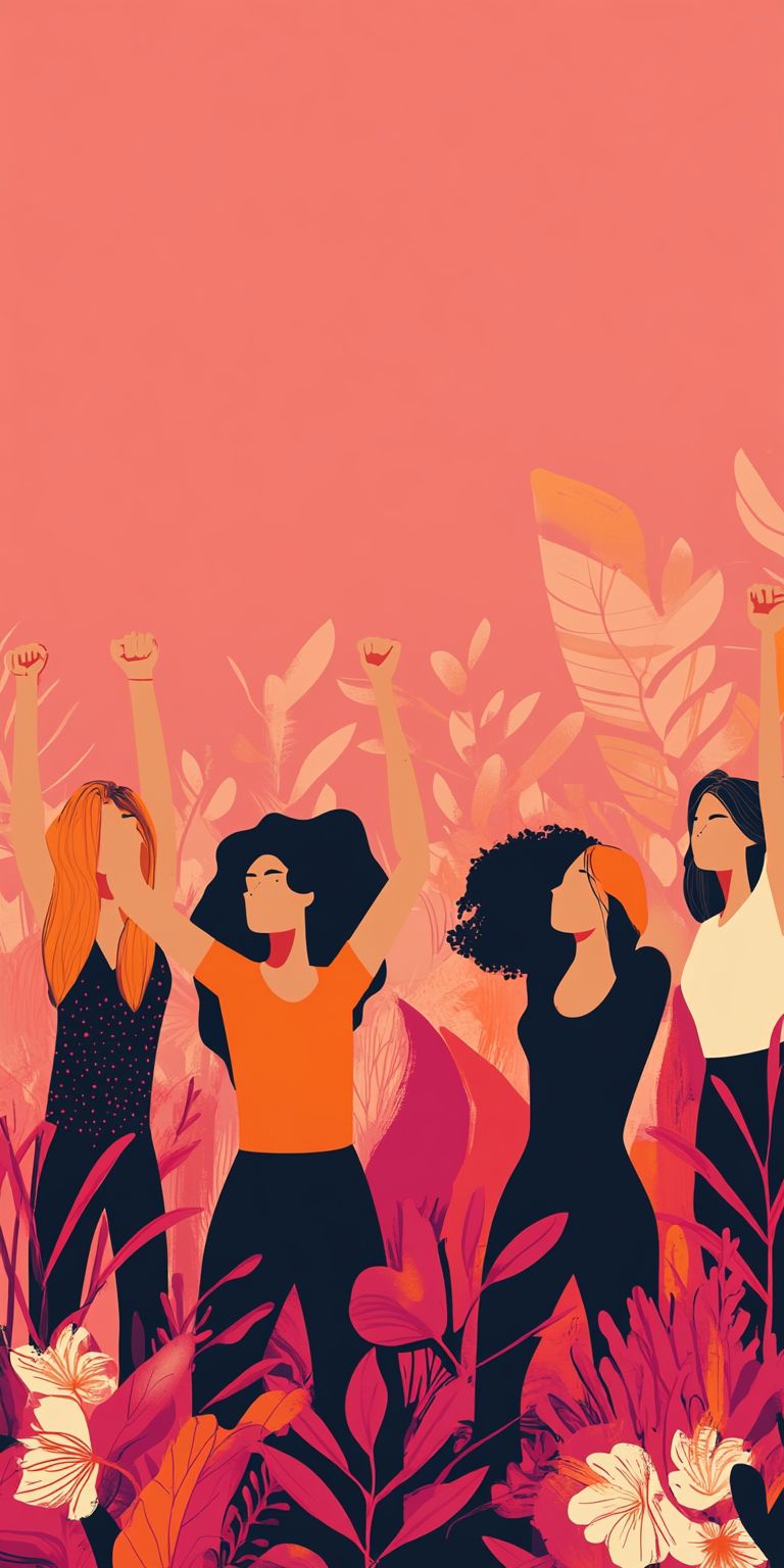 Fond d'écran girl power pour mobile 39