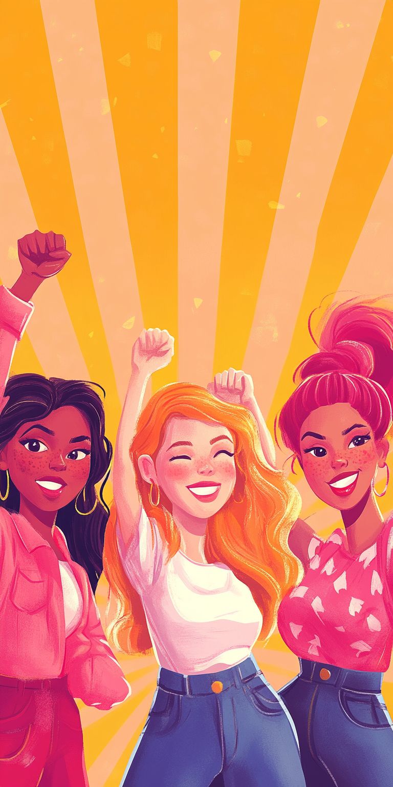 fond d ecran girl power pour mobile 47