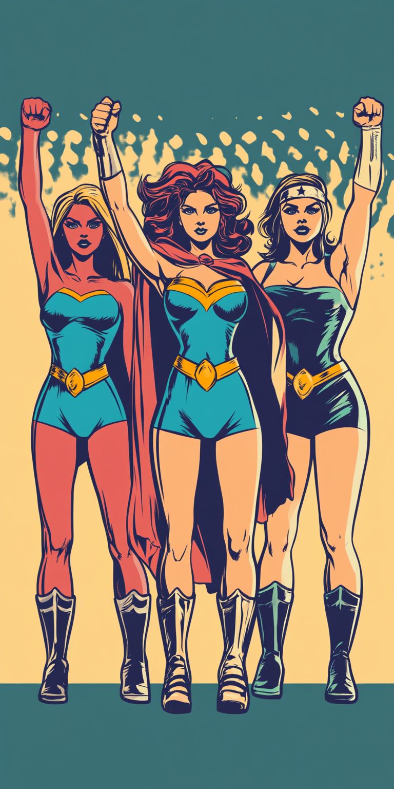 fond d ecran girl power pour mobile 48