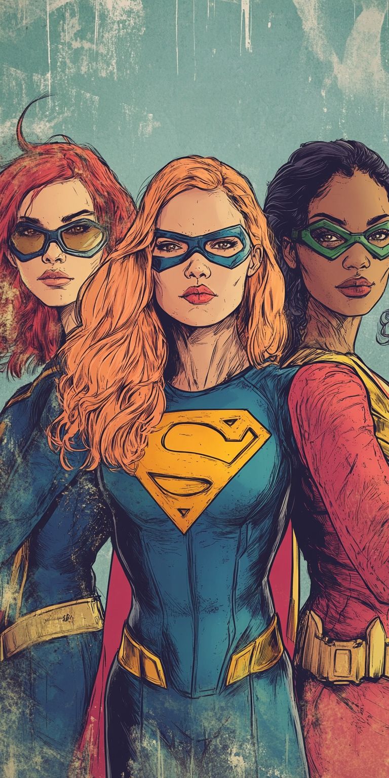 Fond d'écran girl power pour mobile 50