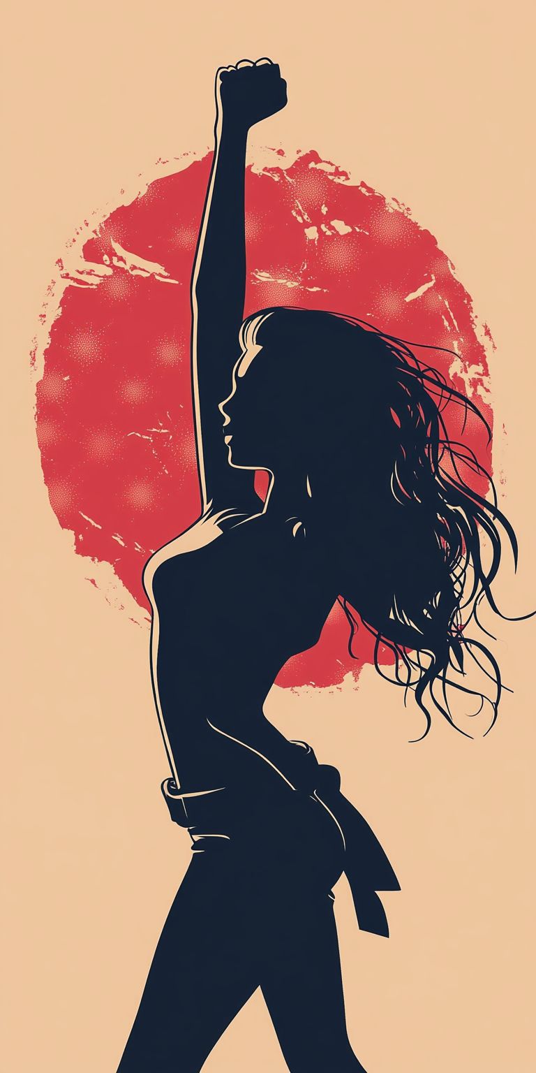 Fond d'écran girl power pour mobile 52