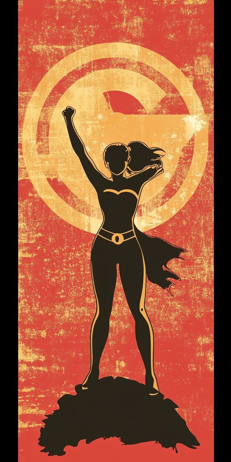 Fond d'écran girl power pour mobile 57