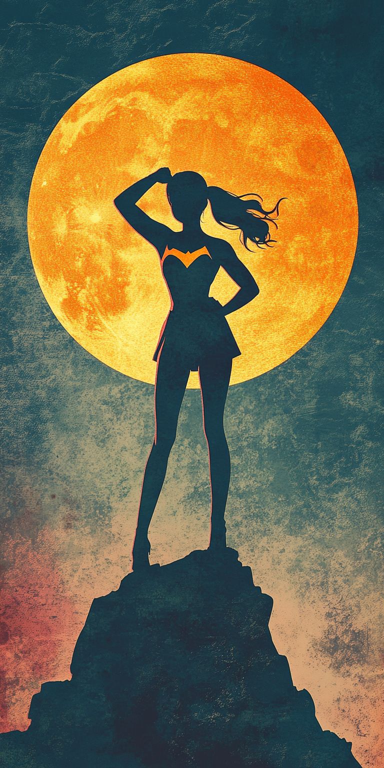 Fond d'écran girl power pour mobile 59