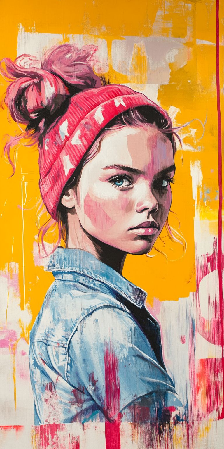 Fond d'écran girl power pour mobile 7