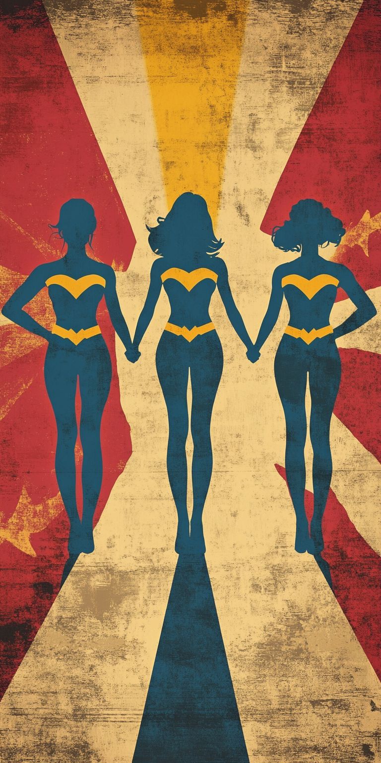 Fond d'écran girl power pour mobile 9