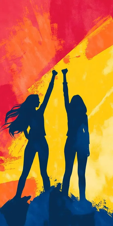 fond d ecran girl power pour mobile 12