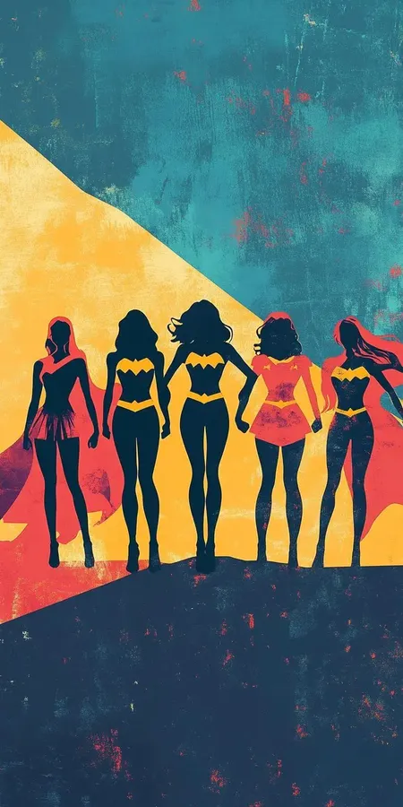 fond d ecran girl power pour mobile 14