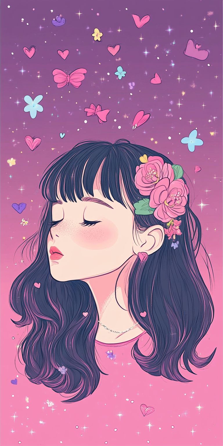 Fond d'écran girly pour mobile 78