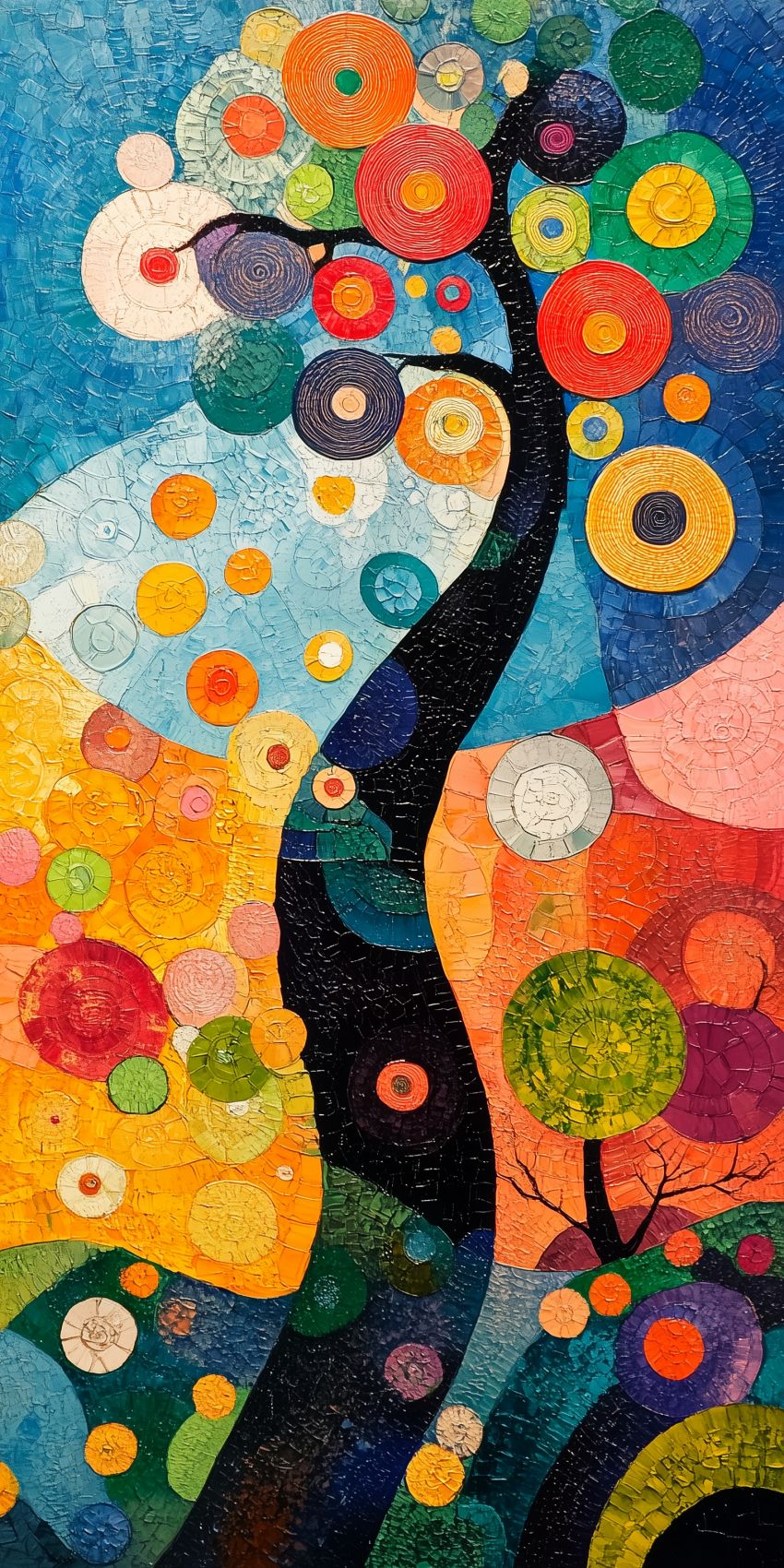 Fond d'écran gustav klimt pour mobile 1