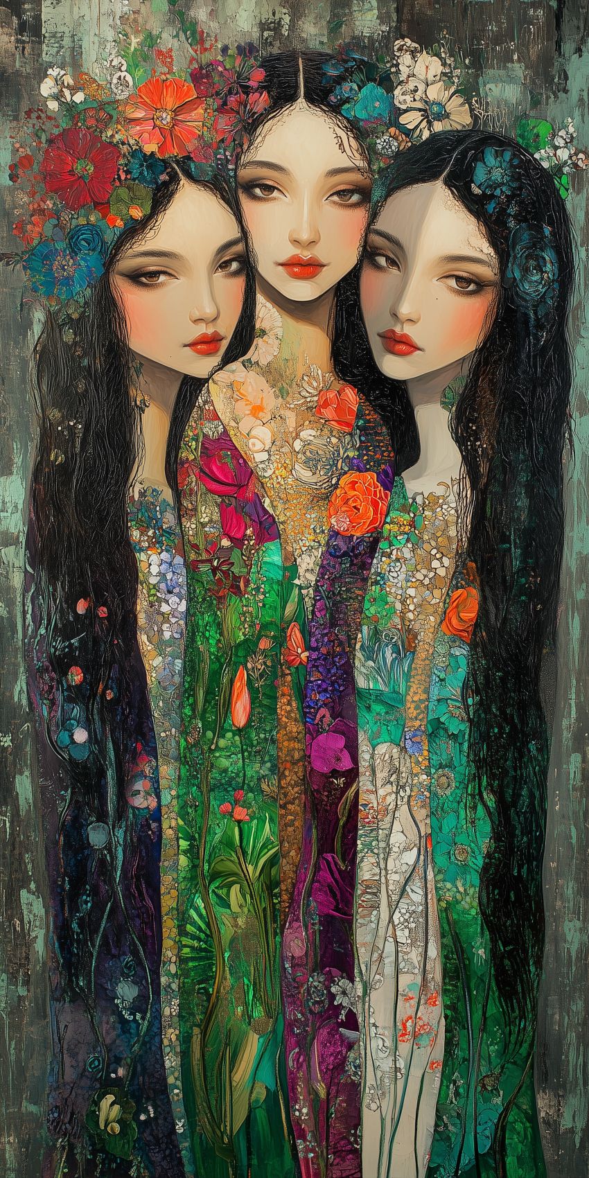 Fond d'écran gustav klimt pour mobile 4