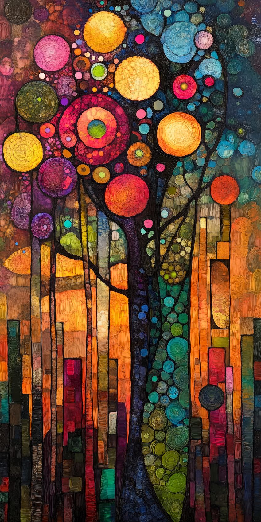 Fond d'écran gustav klimt pour mobile 44