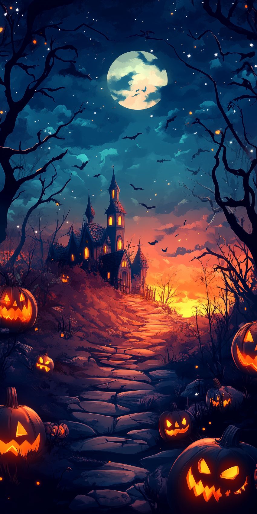 Fond d'écran mobile halloween wallpaper smartphone 4