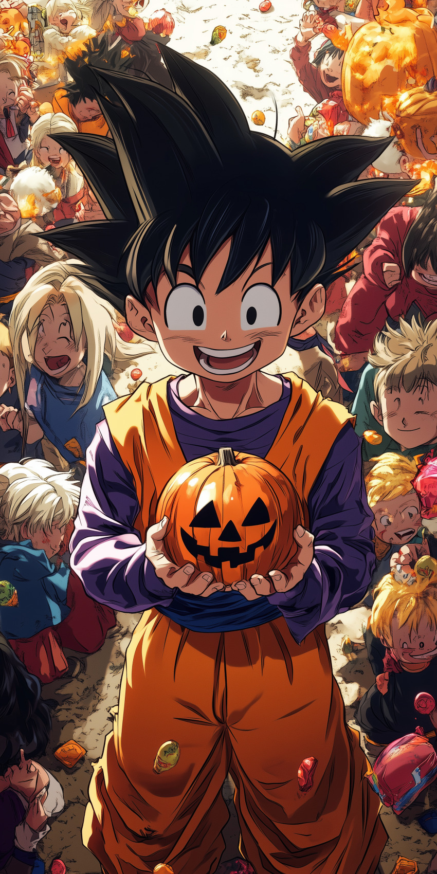 Halloween dragon ball fond d'écran mobile 7