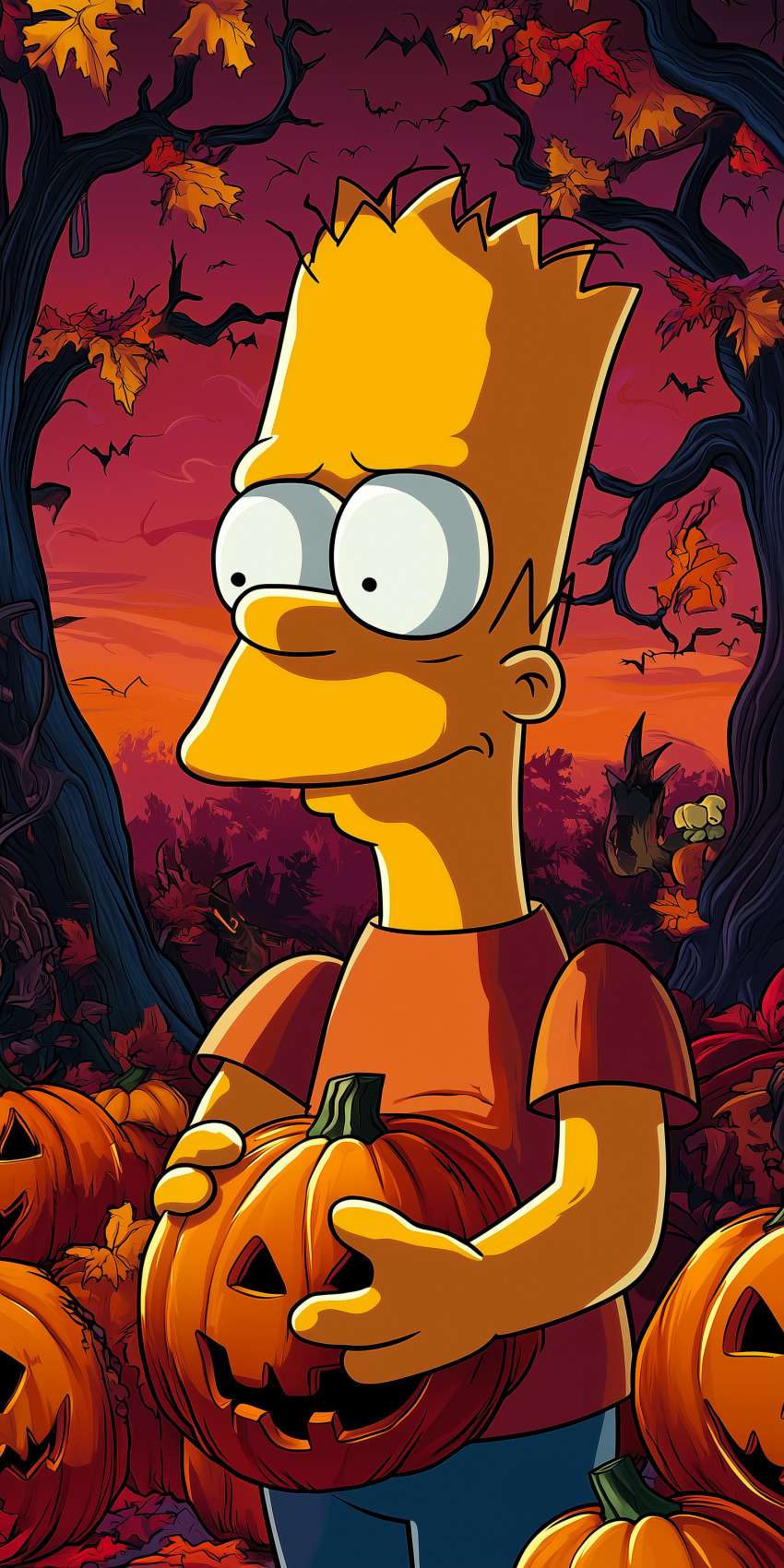 Halloween simpson fond d'écran mobile 55