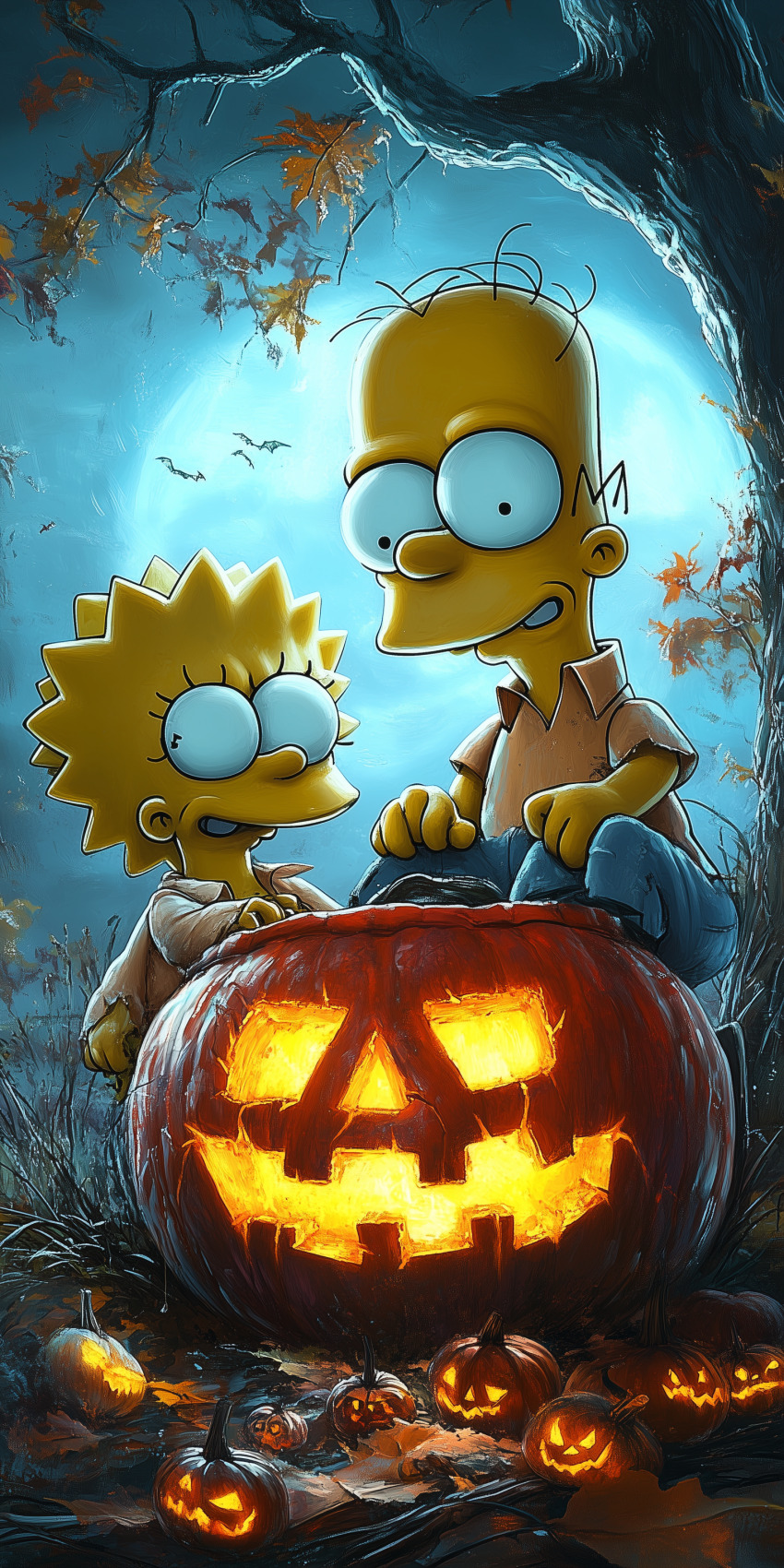 Halloween simpson fond d'écran mobile 59