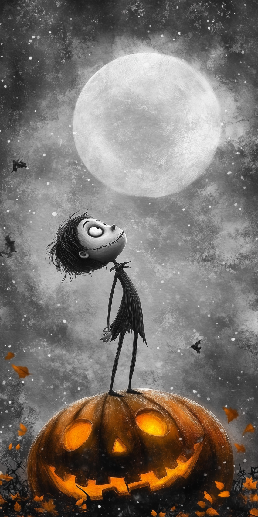 Halloweentim burton fond d'écran mobile 67