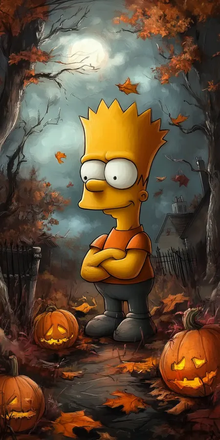 halloween simpson fond d ecran mobile 54