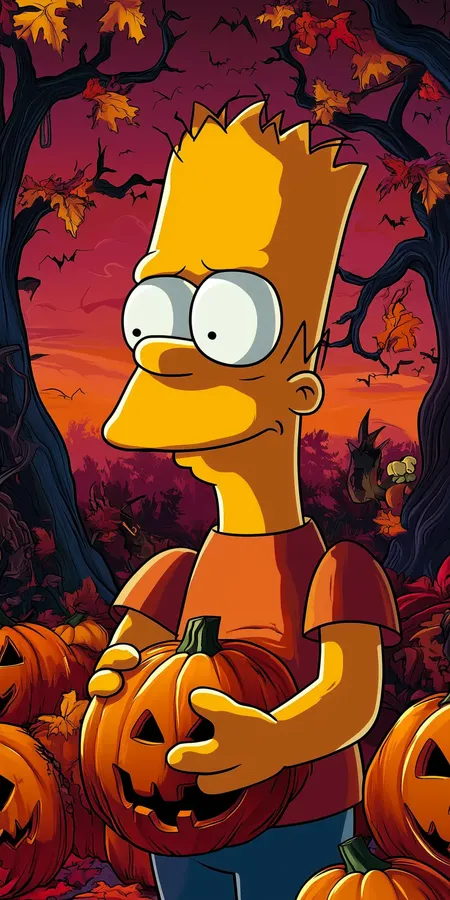 halloween simpson fond d ecran mobile 55