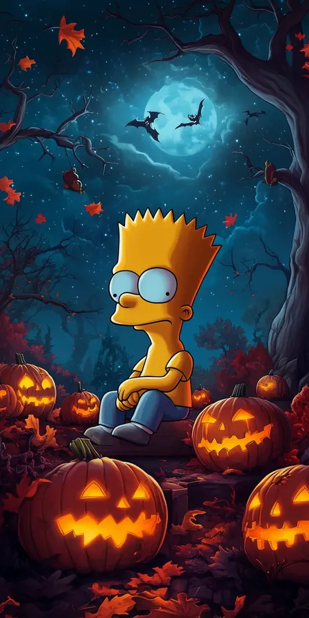 halloween simpson fond d ecran mobile 56