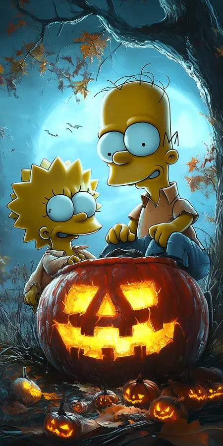 halloween simpson fond d ecran mobile 59