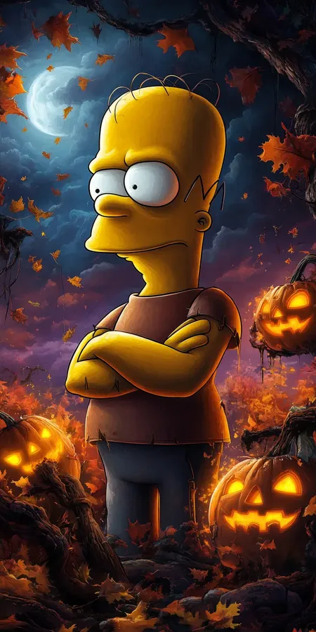 halloween simpson fond d ecran mobile 60