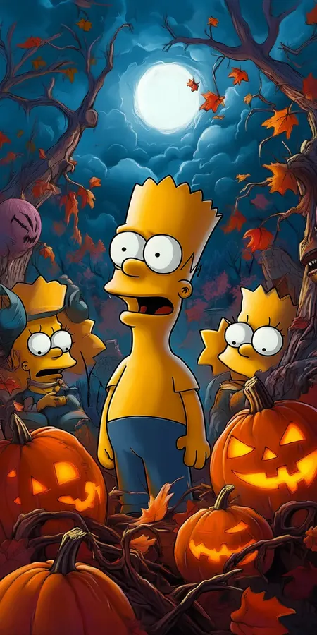 halloween simpson fond d ecran mobile 61