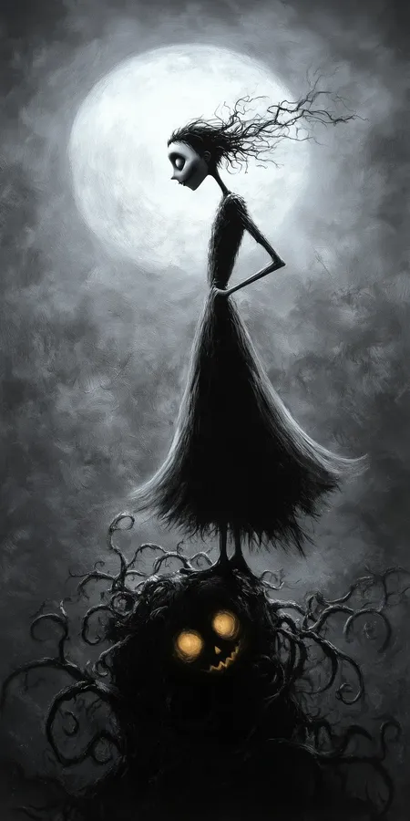 halloween tim burton fond d ecran mobile 68