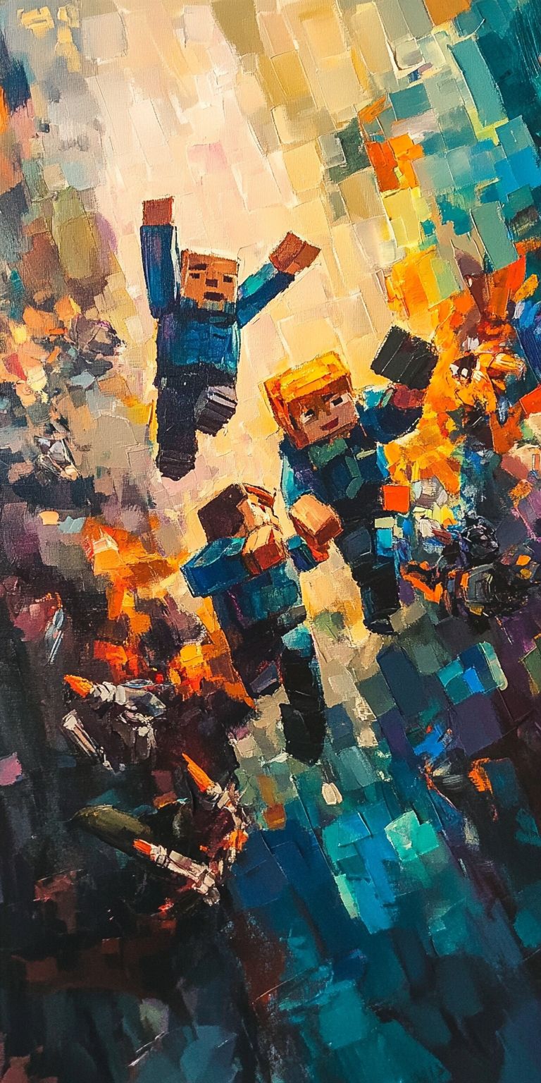 Fond d'écran minecraft pour mobile 11