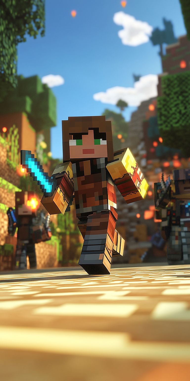 fond d ecran minecraft pour mobile 15